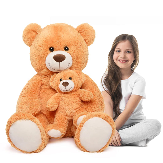 39" Giant Teddy Bear Mommy and Baby Soft Plush Bear Stuffed Animal